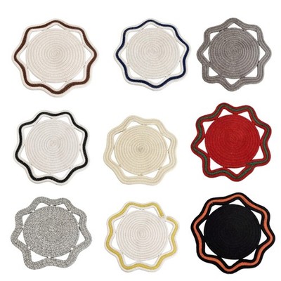 Practical Heatproof Table Mat Nonwoven Materials Easy To Clean Placemat Hot Pad