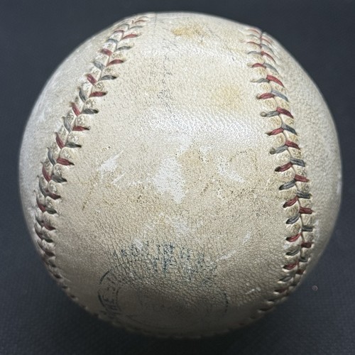 1927 Babe Ruth Signed Baseball PSA LOA with Billy Evans New York Yankees OAL HOF