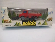 Solido #3601 Toner Gam IV  - Red Plow Truck - 1/43 Scale Diecast