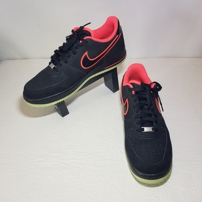 Nike Air Force 1 Yeezy Mens 11.5 Black Crimson Arctic Green Sneaker 488298-048