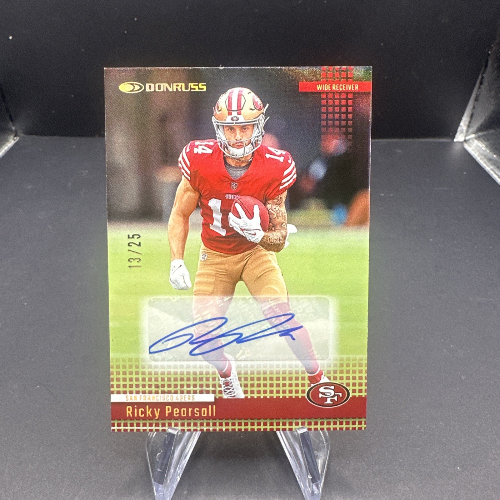 RICKY PEARSALL 2024 Donruss 2004 Retro Autographs 25/25 AUTO SP RC 49ers ROOKIE