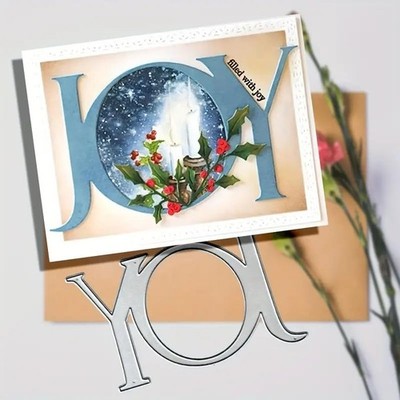 Merry Christmas Joy Die Cuts for Card Making Christian Theme Stamps Cutting D...
