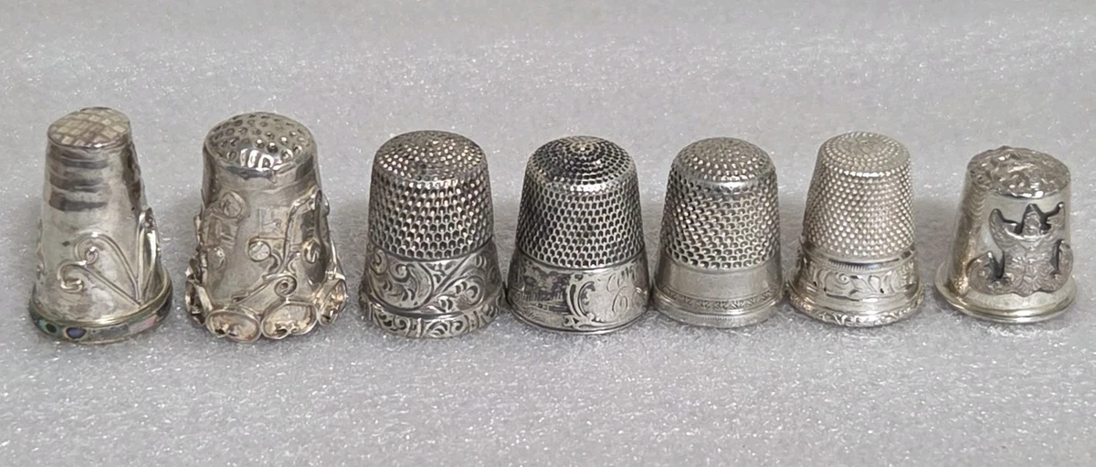 Collectible Silver & Sterling Silver Thimbles (1930-Now) for sale