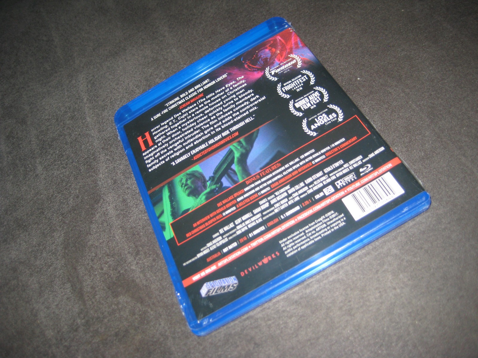 RED CHRISTMAS (BLU-RAY 2017) BRAND NEW - NOT RATED - WIDESCREEN - HORROR