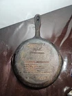 Wagner's 1891 Original 8 Inch Skillet Cast Iron Cookware 8" Pan