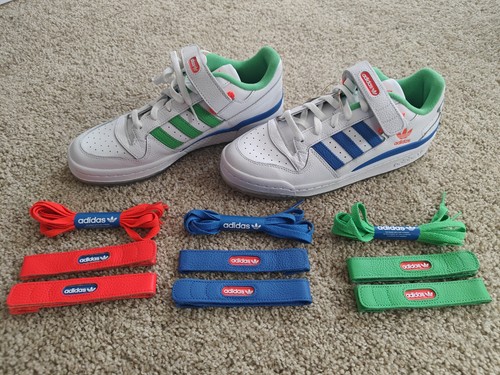 Adidas Originals Forum 84 Low "Multi Color" Herrenschuhe US Größe 10 - Bild 1 von 9