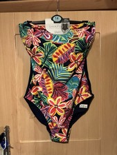 Ladies Tummy Control Bandeau swimsuit size 14
