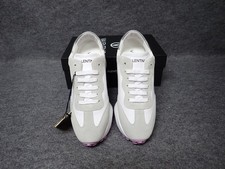 NEW Valentino Anais Italian Leather Suede Sneaker Grey Women's Size 8 SS77 