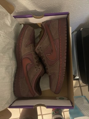 Nike SB Dunk Low PRM Men's Sneakers Burgundy Crush, Size 11