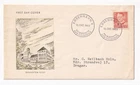 STAMP DENMARK  "GRAASTEN SLOT" 95 ORE 1953 FIRST DAY COVER