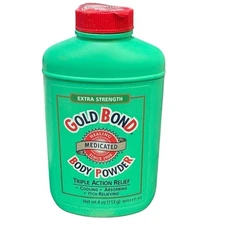 (1)  Gold Bond Extra Strength Body Powder Triple Action Relief WITH TALC / 4oz