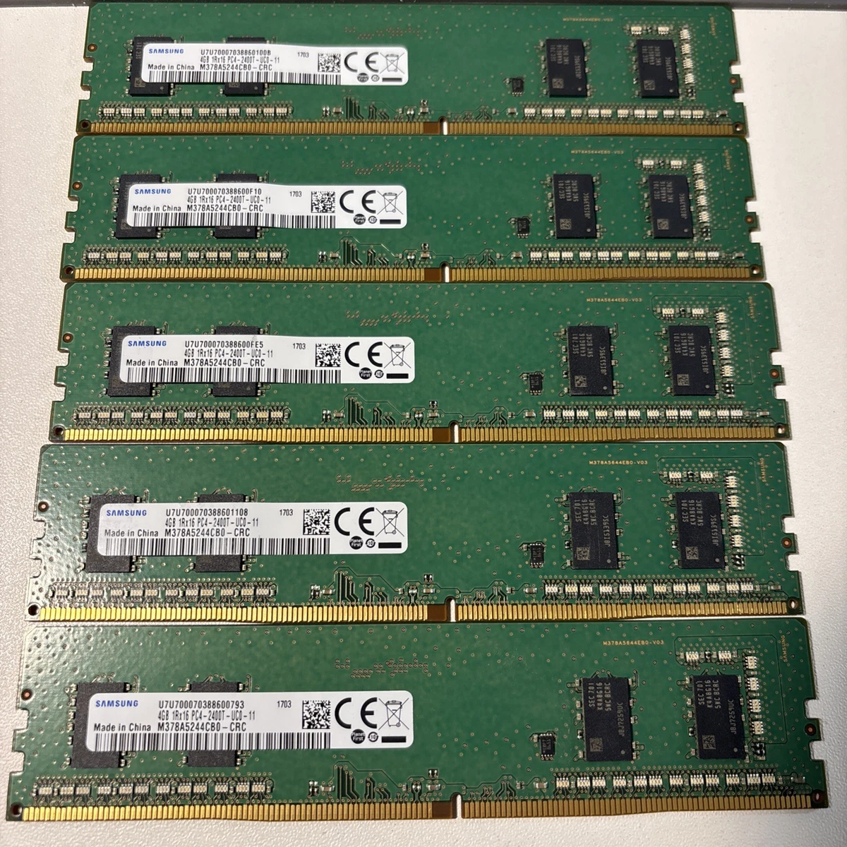 Samsung DDR4 SDRAM 4 GB Total Capacity Memory (RAM) for sale | eBay