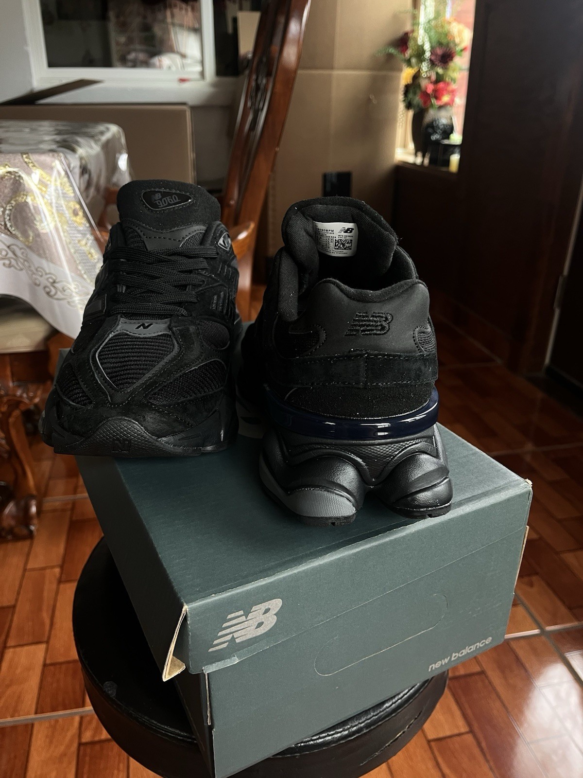 New Balance 9060 Triple Black Cat U9060BPM Women’s Men’s 5-12 thumbnail 4