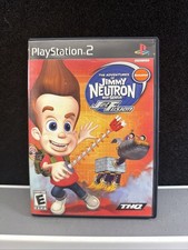 PS2 - Jimmy Neutron Boy Genius Jet Fusion Sony PlayStation 2 W/ Case TESTED