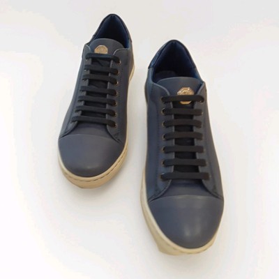Stefano RICCI Leather Junior Sneaker EAGLE Shoes LOGO Eu 36 Uk 4 Us 4.5 