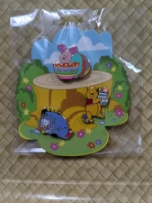 Disney 2021 Winnie the Pooh and Pals Easter 3 Piece Pin Set New In Pkg Pins