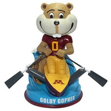 Goldy Gopher Mascot Bobblehead University of Minnesota Row the Boat Ultra Rare