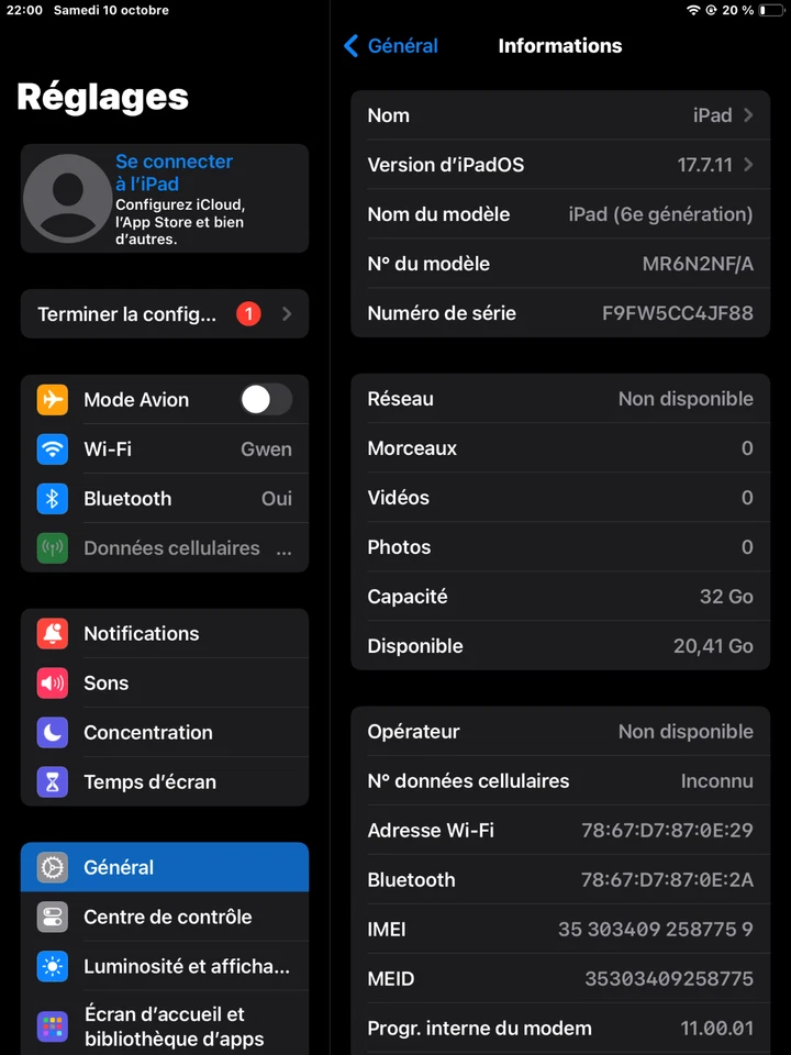Apple iPad (6th generation) · 32GB · Cellular, photo 3 sur 5
