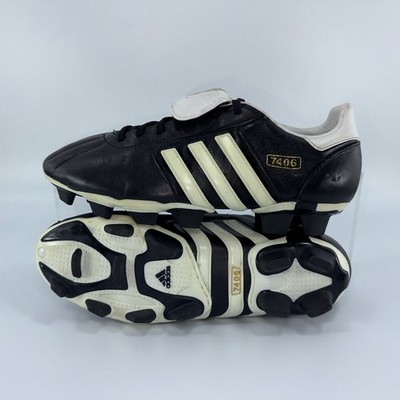 Adidas Predator 7406 FG Lea. US6.5 UK6 Elit Black boots Cleats mens Soccers/Foot