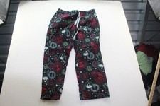 Harry Potter Mens Size Large Black Wizarding World Pajama Pants Hogwarts Crest