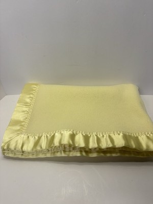 Especially for Baby Security Blanket Lovey Yellow Satin Trim No Tag