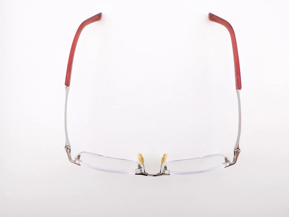 Porsche Design Eyeglasses, Frames Only, P8252 S2 Silver/Red, 56-15-145, Titanium - Image 3 of 4