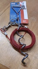 Petco Tie Out Stake FitsDogs Under 50lbs 16in Stake With 20ft Tie Out Cable