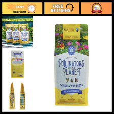 Wildflower Pollinator Seed Mix 1lb - 18 Varieties, Eco-Friendly, Attract Bees & 49.99 per gallon
