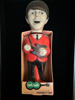 1965 NEMS Colgate's New Personality Bubble Bath Bottle Beatles Paul McCartney