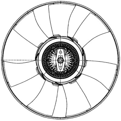 Ventilateur thermique MAHLE CFF 500 000P résout les problèmes de surchauffe moteur