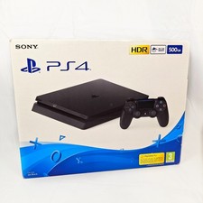 Sony PlayStation 4 Slim 500GB Console con Controller - Jet Black