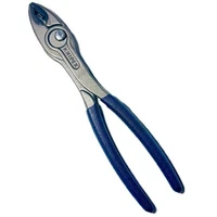 KNIPEX TwinGrip Slip Joint Pliers 8" Steel Blue 2025 Limited 8201-200B01 Japan