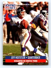 1991 Pro Set Spanish #63 Jeff Hostetler Fresh Break EX-EXMINT