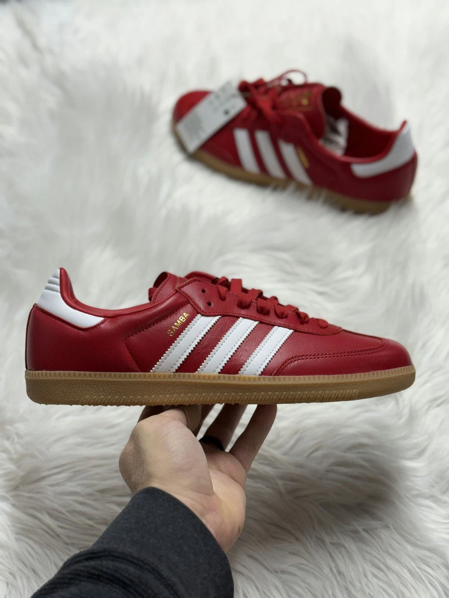 Adidas Men\'s Size 11.5 Samba OG Better Scarlet White JR0881 NEW Adidas Samba OG Better Scarlet White JR0881 Fashion Shoes | eBay main image 4