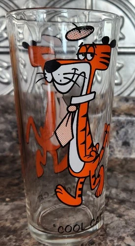 Vintage Looney Toons Federal Glass Cool Cat Warner Bros 1973 Mint