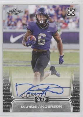 2020 Leaf Draft Darius Anderson #BA-DA2 Rookie Auto RC 8bx