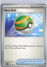 Pokemon TCG 84 /91 Nest Ball Uncommon Paldean Fates