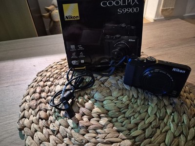 Nikon Coolpix S9900 Schwarz - Kompakte Digitalkamera -Guter Zustand