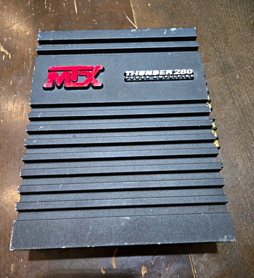 MTX Thunder 280 2-Channel Car Audio Amplifier Old School