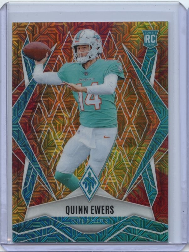 2025 Panini Phoenix Premium Box Set QUINN EWERS #159 RC FIREBURST 277/350