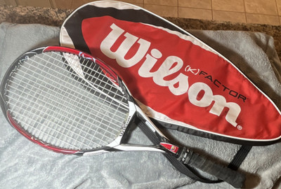 Wilson K Five (K) Factor Tennis Racquet 108 sq in w/ Wilson K Factor Case