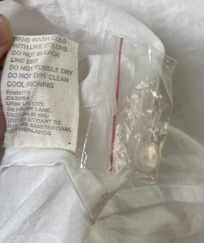 NWT Spring ANTHROPOLOGIE Forever That Girl Eyelet Mini Dress Small S Puff Sleeve - Picture 5 of 9