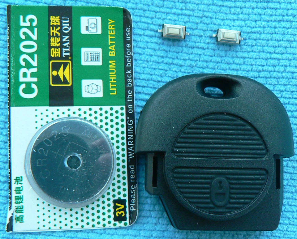 NON BRANDED Kit de reparación de estuche de llavero remoto de 2 botones para Nissan MICRA ALMERA PRIMERA X-TRAIL