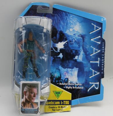 Avatar James Cameron's Col. Miles Action Figure 