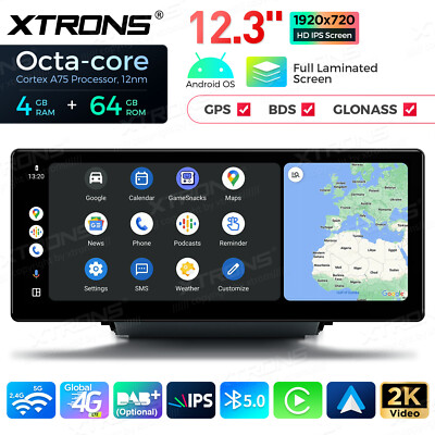 12,3'' Android Autoradio Für AUDI Q3 SQ3 RSQ3 MMI RMC Navi 8-Kern 4G+64GB mit DAB