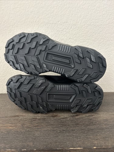 adidas } Terrex Unity Leather Sz 9 Mid Rain.RDY Black Men's Hiking Shoes GZ3325 - Picture 8 of 8