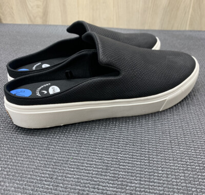 Scholls Women's Black Essential Collection Slip-On Comfort Mules Size 