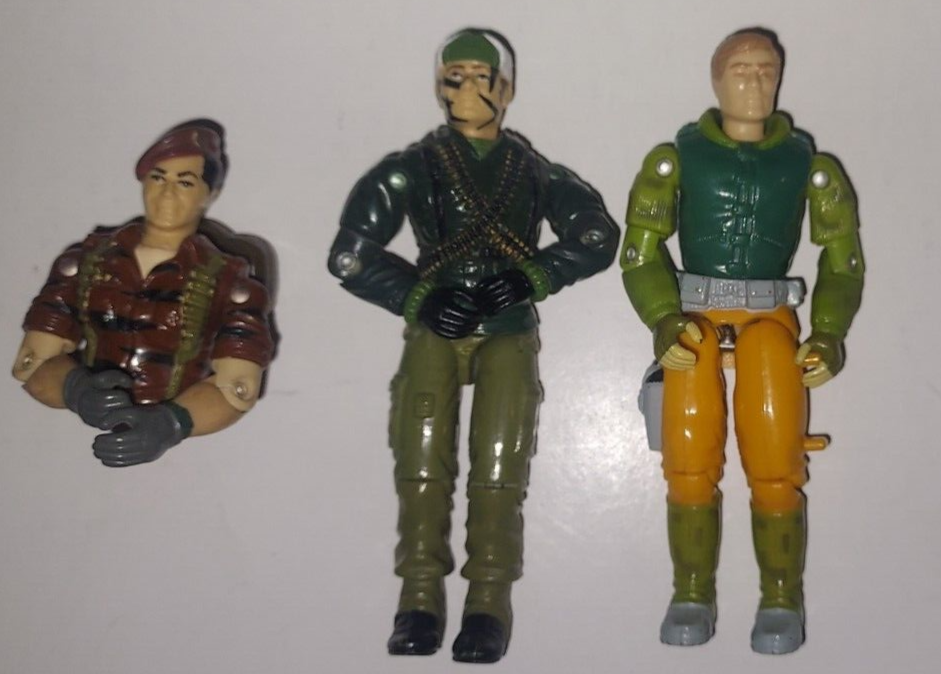 VINTAGE HASBRO GI JOE ACTION FIGURES LASER TROOPER, BIG BEN , ACCESSORIES LOT 19 eBay