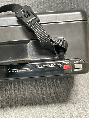 GE VHS Camcorder CG-9806 🎥📼 HD Video, x6 Zoom, Auto Focus