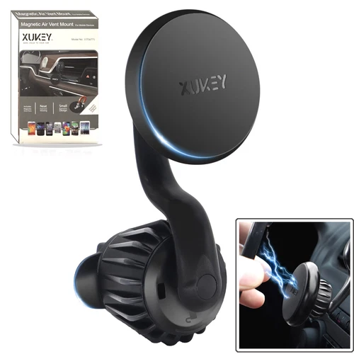 Universal Magnetic 360° Rotation Air Vent Mount Dashboard Phone Holder Truck Car
